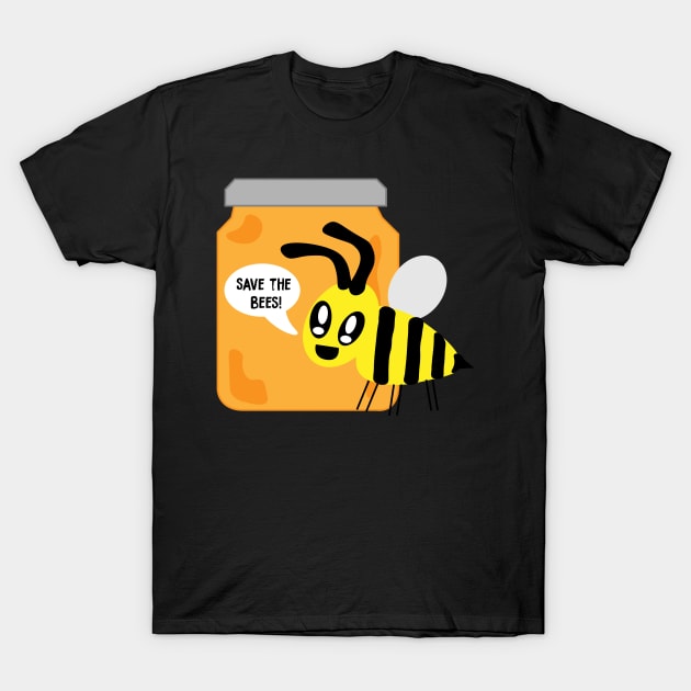 Save the Bees! T-Shirt by kaileekuropas